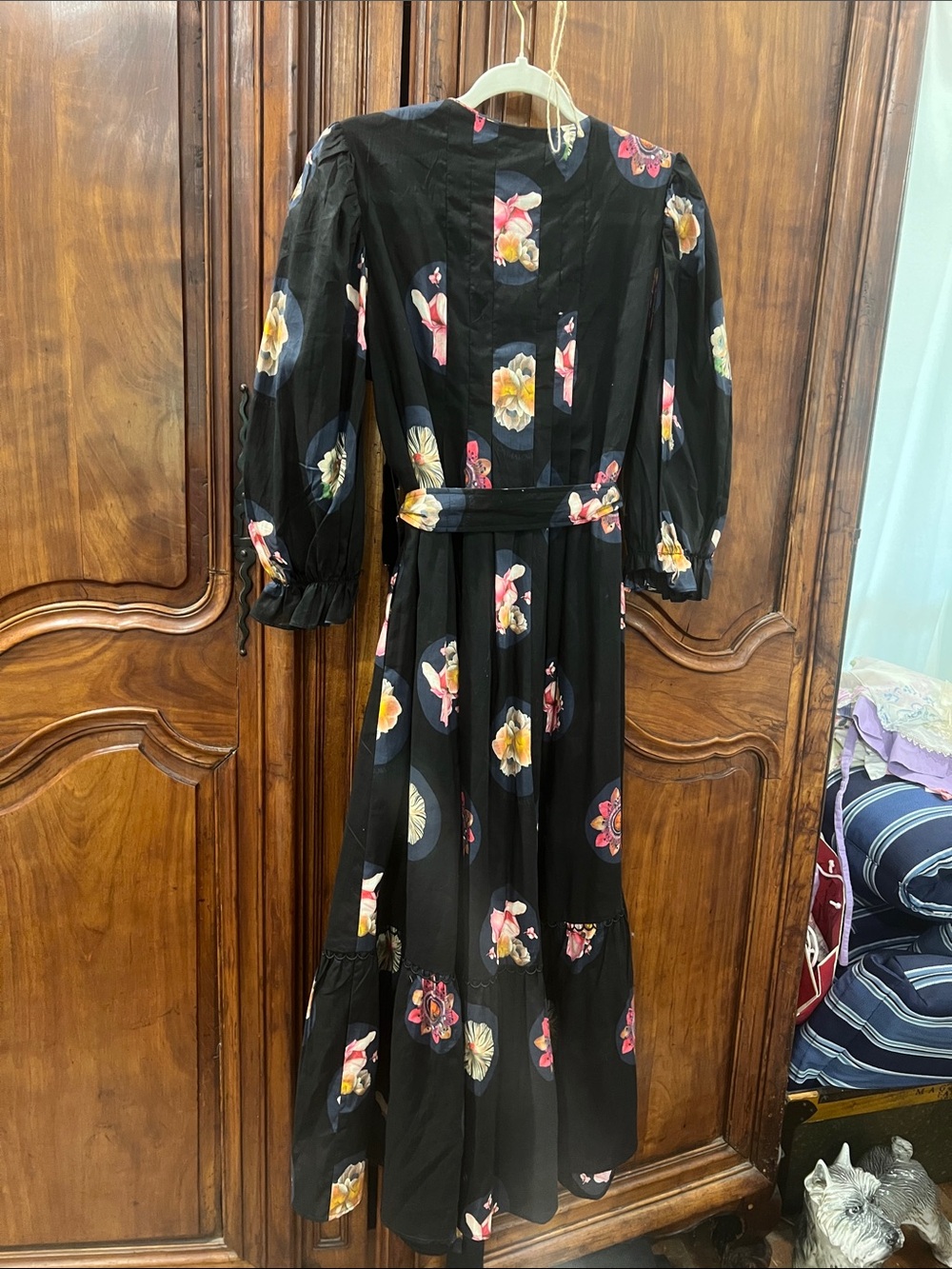 Cynthia Rowley Moonlit Fleur Voile Midi Dress - Picture 7 of 8